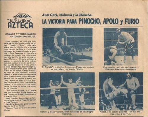 Reporte desde el Pavillón Azteca en la revista Box y Lucha