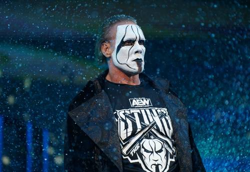 Sting en el episodio de AEW Dynamite del 2 de diciembre de 2020