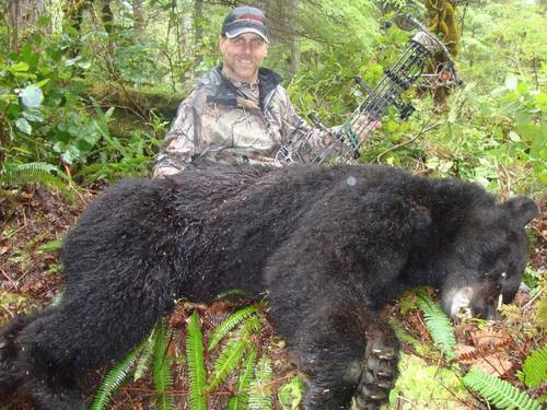 Shawn Michaels y un oso que acababa de asesinar