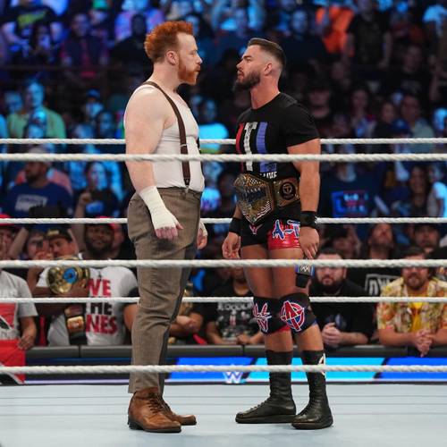Sheamus y Austin Theory en SmackDown