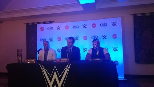 Conferencia de Prensa WWE en México / Foto cortesía de Josué Hernández