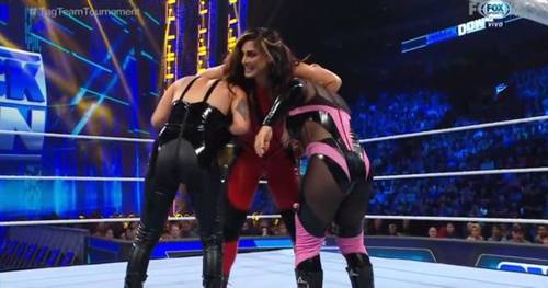 Raquel Rodríguez, Natalya y Sonya Deville - WWE SmackDown 26 de agosto 2022.