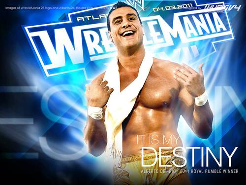 Alberto del Río - WWE WrestleMania XXVII / http://www.kupywrestlingwallpapers.info/
