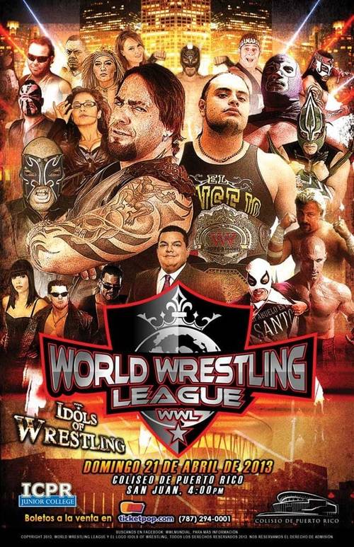 &quote;Idolos del wrestling&quote;, debut de WWL en Puerto Rico
