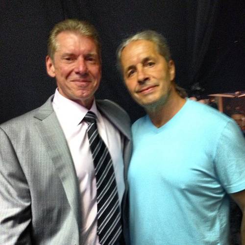 Vince McMahon & Bret Hart en #BretHartNight RAW - Imagen por Instagram @raw