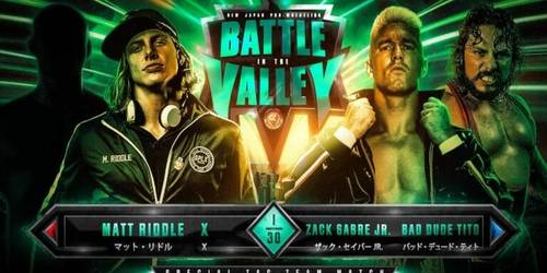 Superluchas - WWE Batalla del Valle – Matt McMahon vs Matt Riddle.