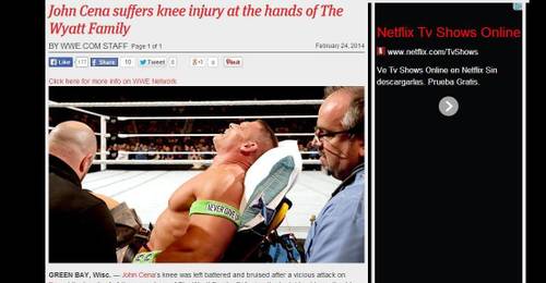 John Cena Lesionado - WWE.com