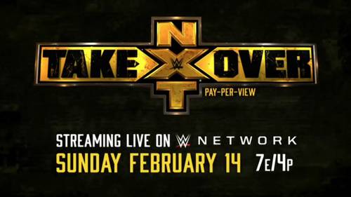 Logo del NXT TakeOver para el día de San Valentín - WWE