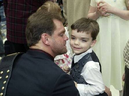Chris Benoit y su hijo Daniel