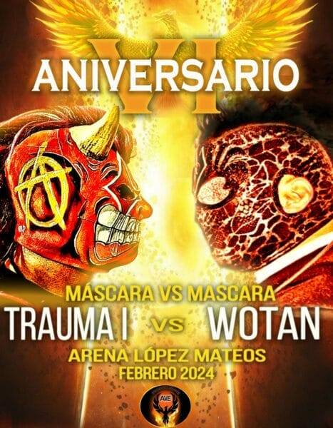 Superluchas - Trauma I vs. Wotan: Se jugarán las máscaras en un emocionante duelo de mascara contra mascara.