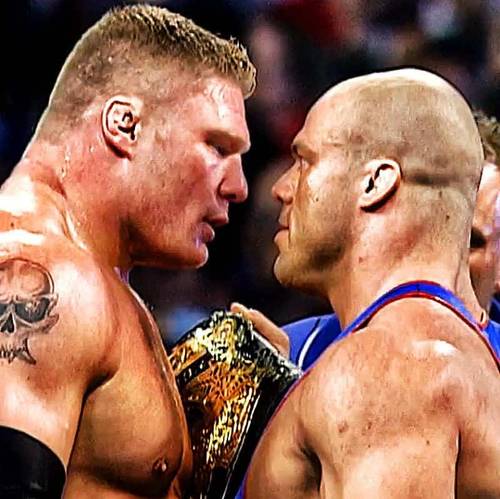 Brock Lesnar vs. Kurt Angle