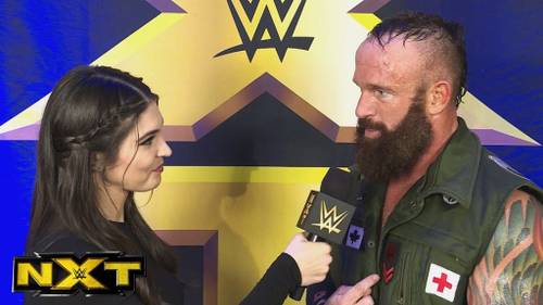 La hermosa Cathy Kelley entrevista a Eric Young tras su debut en WWE NXT (28/04/2016) - YouTube.com/WWE