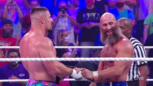 Bron Breakker y Tommaso Ciampa en NXT 2.0 (21/09/2021) / WWE
