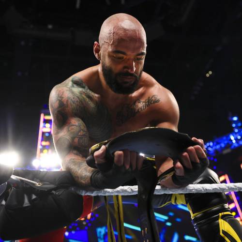 Ricochet como Campeón Intercontinental en WWE en 2022