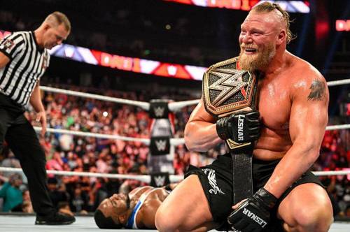 Brock Lesnar gana el Campeonato WWE en Day 1