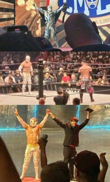 Superluchas - Así fue el debut de Místico en AEW, con los luchadores de la Wwe en el escenario.