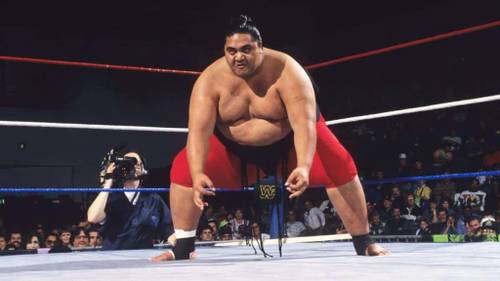 Yokozuna en uno de sus combates en WWE