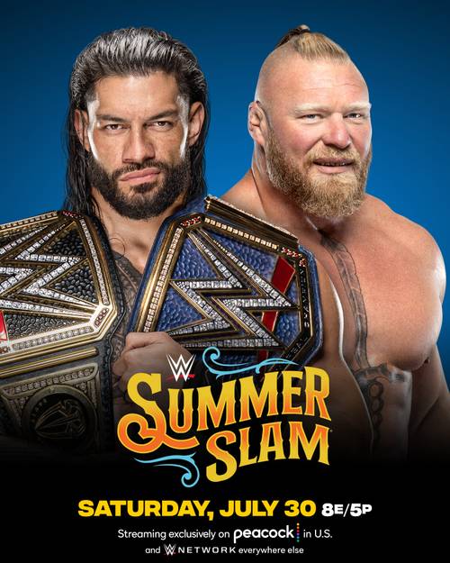 Roman Reigns vs. Brock Lesnar por el Campeonato Universal Unificado WWE en SummerSlam 2022 (30/07/2022) / WWE