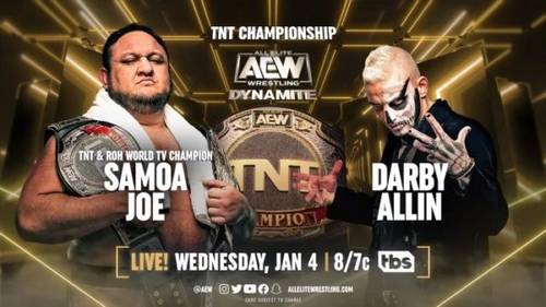 Samoa Joe vs Darby Allin AEW Dynamite 04 01 2023
