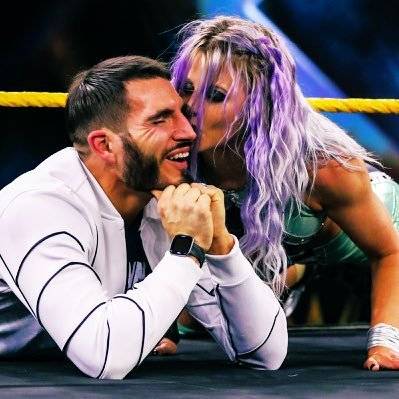 Johnny Gargano y Candice LeRae en NXT / WWE