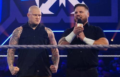 Harland junto a Joe Gacy en WWE NXT