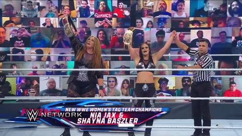 Nia Jax y Shayna Baszler Campeonas de Parejas WWE