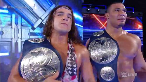 The American Alpha (Chad Gale y Jason Jordan) son los NUEVOS Campeones en Pareja SmackDown (27/12/2016) / Twitter.com/WWE