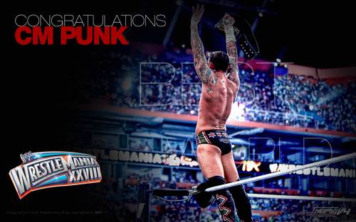 Congratulations CM Punk - WrestleMania 28 / KupyWrestlingWallpapers.info