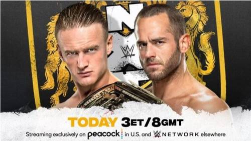 Afiche promocional del encuentro entre Ilja Dragunov y Roderick Strong - NXT UK