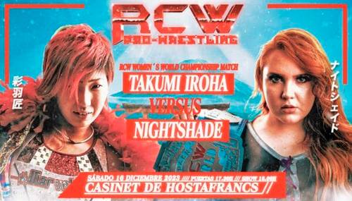 Superluchas - Luchas anunciadas para RCW Season Finale: Rcw taito roda vs night shade.