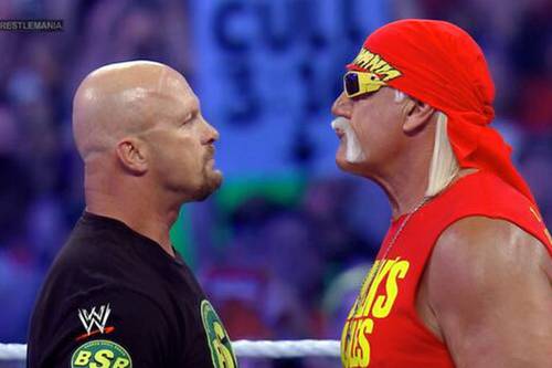 Hulk Hogan y Steve Austin