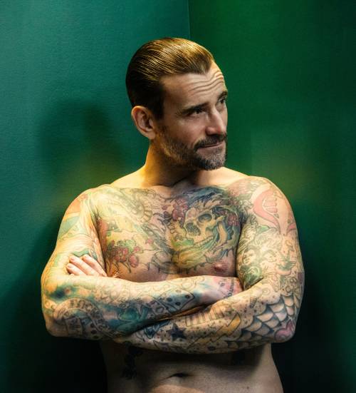 CM Punk / Photo by: Michael Avedon - Esquire