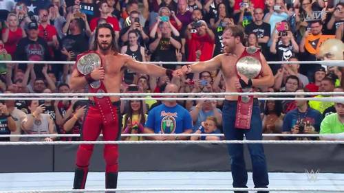 Seth Rollins y Dean Ambrose NUEVOS Campeones en Pareja de Raw en WWE SummerSlam 2017 ( 20/08/2017) Twitter.com/SummerSlam