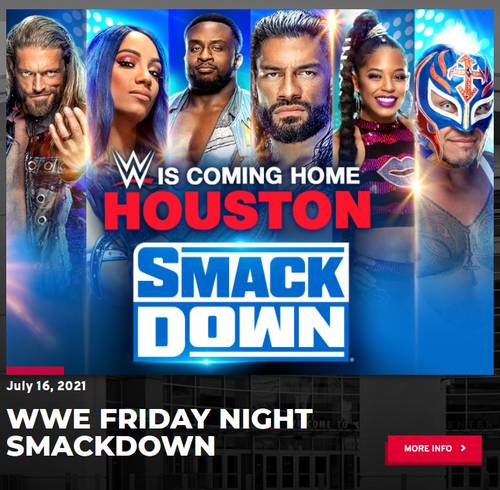 Afiche SmackDown de regreso a Houston