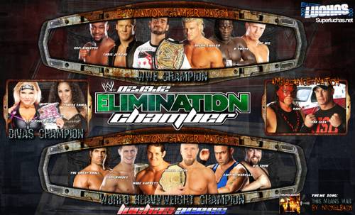 Wallpaper: Cartel del PPV WWE Elimination Chamber 2012 / By: asasj23 - LuchasAcess.wordpress.com