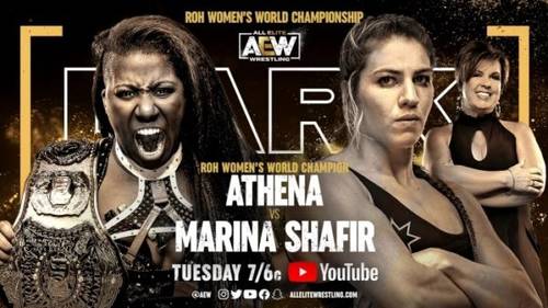 Athena vs Marina Shafir AEW Dark 10 01 2023