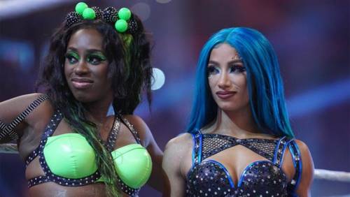 Naomi y Sasha Banks en WrestleMania 38 (03/04/2022) / WWE