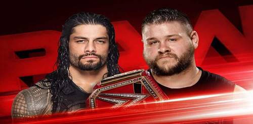Roman Reigns y Kevin Owens, parte de WWE Monday Night Raw (2016) / WWE.com
