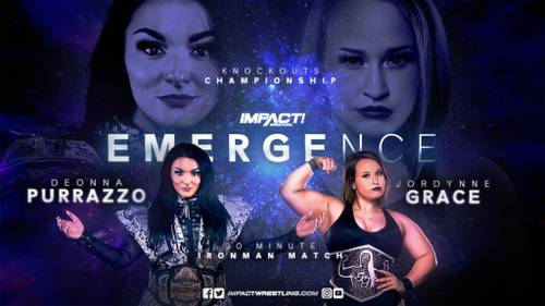 Deonna Purrazzo vs. Jordynne Grace en la segunda noche de Emergence de Impact Wrestling - Anthem Sports & Entertainment
