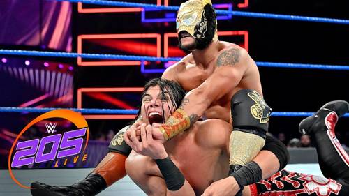 Lince Dorado y Humberto Carrillo en 205 Live el 3 de septiembre de 2019 - WWE