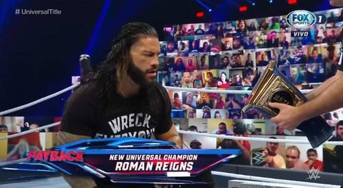 Roman Reigns Campeón Universal - Payback 2020