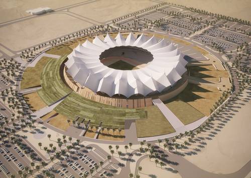 WWE regresará a Arabia Saudita El King Fahd International Stadium em Riad, Arabia Saudita / ArchDaily.com