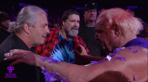 Bret Hart, Mick Foley y The Undertaker comparten con Ric Flair en su última lucha en Ric Flair's Last Match (31/07/2022)