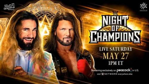 Seth Rollins vs AJ Styles Night of Champions 2023 WWE