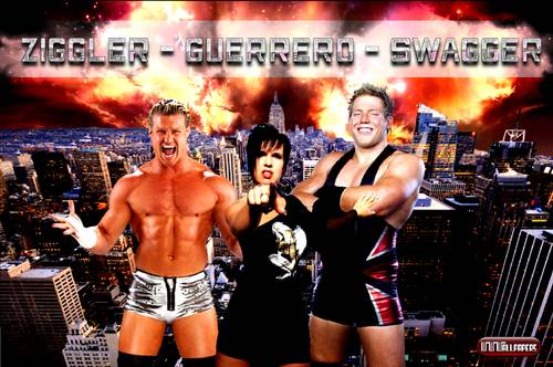 Dolph Ziggler - Vickie Guerrero - Jack Swagger / Wallpaper by: Als - WWWAllpapers