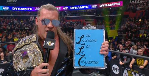 Chris Jericho y su Lexicon of Le Champion