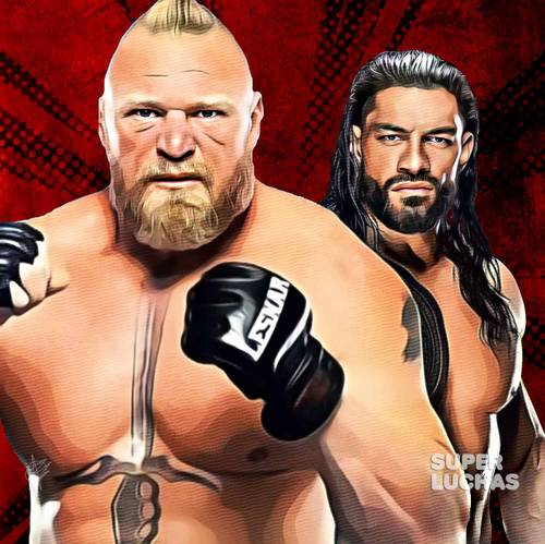 Brock Lesnar y Roman Reigns