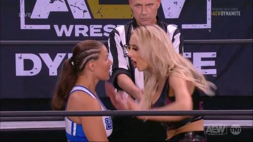 Leyla Hirsch vs. The Bunny - AEW Dynamite 4 de agosto 2021