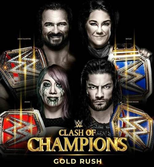 Póster oficial de Clash of Champions 2020 - WWE