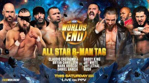 Superluchas - El cartel de la lucha por equipos de estrellas del Continental Classic en AEW Worlds End.